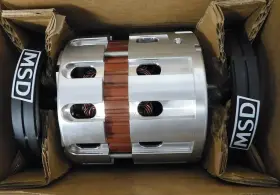 5110 Msd Nos Billet Aluminum Alternator 12v 160amp Int Reg Anodized No Mts