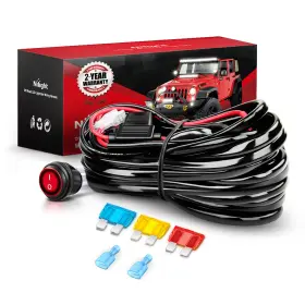 10007w Nilight Wiring Harness Kit 14awg Heavy Duty 12v On-off Switch 14awg-1 Lead