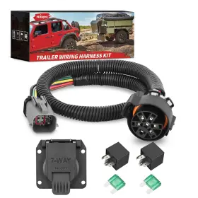 51067 Nilight 7 Pin Trailer Wiring Harness 1999-2001 Ford F250-f550