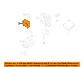 24370c9970 Nissan Oem 07-21 Altima Electrical Fuse Relay-fusible Link