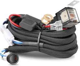 Nr-427 Nr Nirider Wiring Harness 1 Lead 12v 40a Rocker Switch Relay Fuse Nylon 1lead