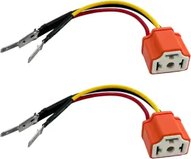 Ohleats-2362ch Ohleats 2pcs Ceramic H4 9003 Hb2 Wiring Harness Headlight Socket Pigtail