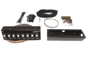 57103 Painless Performance - Trail Rocker Flange Mount 8 Led Switch Panel