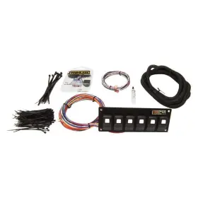 57104 Painless Performance - Trail Rocker Dash Mount 6 Led Switch Panel
