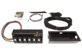 57106 Painless Performance - Trail Rocker Flange Mount 6 Led Switch Panel