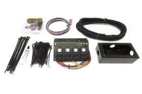57109 Painless Wiring Trail Rocker 4 Switch Panel