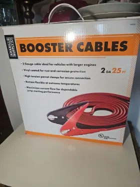250299 Paka-tools Amarillo Supply Heavy Duty 25 Ft2 Gauge Booster Cable Jumping Cables Emergency