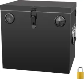 Phdch-24 Peastorm 12v Car/rv/marine Battery Box Steel Relocation Kit 24 Series Black