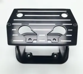 Ss6323bk Pirate Mfg Black B/milled Billet Aluminum Optima Battery Tray - Fits Chevy/ford/mopar