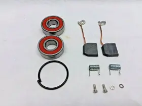 1102043 Plb Gk-12 Corvette Generator Repair Rebuild Kit Delco 2 Brush Double Ball Bearings