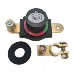 A1005 Ptpuo Battery Disconnect Switch 12v-48v For Car Rv Boat Truck Atv - Flexible Install