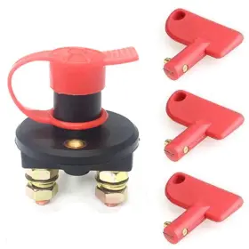Qiorange 601209945606 Car Battery Isolator Disconnect Cut Off Power Kill Switch Pack Of 1