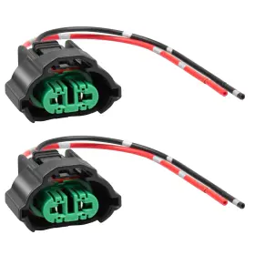 Alj-3012 Red Wolf H8 H9 H11 880 881 Female Adapter Wire Connector Replace Oem