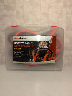 Cbc20 Repco 20ft Booster Cable Car Jumper Cables Power 400amp With Box