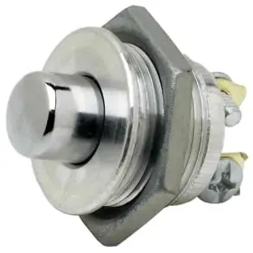 Pb-10 Ron Francis Wiring Universal Momentary Starter Switch Polished Compact Sty