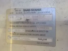 646.sa1u88 Saab 900 1988 Fuse Box Engine 4276498