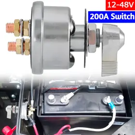 Sere 784300414698 12v 48v Battery Disconnect Switch 200a High Current For Cars Trucks Rv Boats Atv