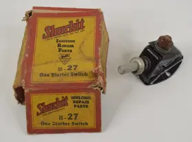 Is-27 Shurhit 1929-1937 Chevrolet Foot Starter Switch Products Nos Made In Usa