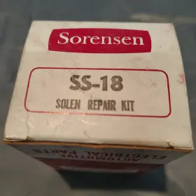 Ss-18 Sorensen Nos Solen Repair Kit For12 Volt Starter. Vintage Ford And Poss Farm Equip