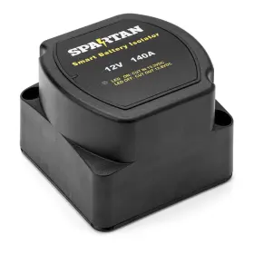 Spartan Power 810019984174 Smart Dual Battery Isolator 12v 140a Voltage Sensitive Relay Vsr For Vans Trucks