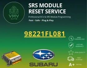 98221fl081 Subaru 2017- Impreza Srs Module Reset Repair Service