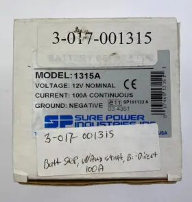 1315a Sure Power Battery Separator 12v With Aux Start 100a
