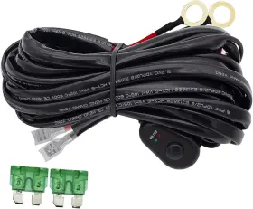 Szdystar 711379921222 Led Lights Bar Wiring Harness Kit 1 Leads Dc12v On-off Switch Power Relay