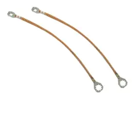 35756k-2 Tri Component 2 Pack Universal 12 Inch -13 30cm-33cm Copper Ground/bonding Straps Cables Kit