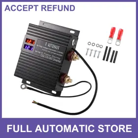 Uauto1 766549843101 Single 12v/24v 150amp Dual Battery Smart Isolator Sensitive Controller Universal