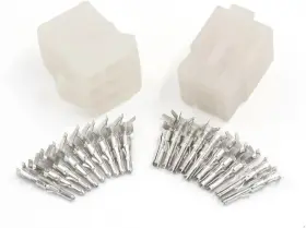 A16010400ux0489 Uxcell 9 Pins Electrical Wire Terminal Wiring Connector Socket Plug White