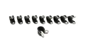 17198 Vibrant Performance Stainless Steel Cushion P-clamp For 1.125in Od Hose 10 Pack