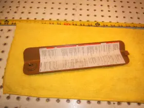 1360304 Volvo 1986 240gl Sedan Front Fuse Box Pumpkim 1 Cover/ Designation Glued Sheet