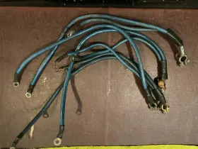 Ak9121526 Vw 1981 - 1993 Saab 900 1994 Convertible Turbo Blue Negative Battery Cable Assembly