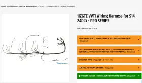 Wrs-pro1jzvvti-s14 Wiring Specialties S14 240sx 1jzgte Vvti Harness Pro Series
