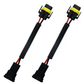 Wgcd-243 Wmycongcong 2 Pcs H8 H9 H11 Extension Wiring Harness Sockets Male Female
