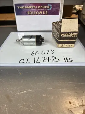 31021 World Parts Nos 12-volt Starter Solenoid Vintage Genuine