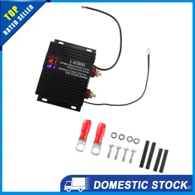 X Autohaux 786527046065 Universal Dual Battery Smart Isolator For Car Rv Truck Atv Utv 12/24v Pack Of 1