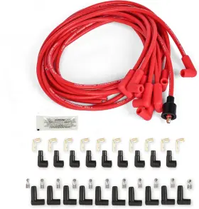 Yc-4041-rd Yuanchinb Universal Spark Plug Wire Set 8.5mm Wires With Red Hei 90 Degree