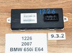 06-10 Oem Bmw E63 E64 650I Dynamic Drive Suspension Control Module Unit Used. Price: $49.95.