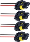 Blyilyb 4-PACK 9005 9006 HB3 HB4 Female Adapter Wiring Harness Sockets Wire... New. Price: $11.84.