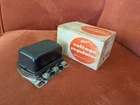 Vintage Nos Guaranteed Parts Co. Ford Fd 101 Voltage Regulator With Original Box New. Price: $68.50.