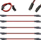 5 Pack 12" 10 Gauge Pin Quick Disconnect Audiopipe Polarized Wire Black New. Price: $18.43.