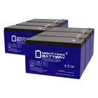 Mighty Max 12V 9AH Gel F2 Battery Compatible With Apc SU48RMXLBP3U - 6 Pack New. Price: $139.99.