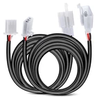 Nilight 2PCS Plug And Play 22AWG 5FEET Wiring Harness Switch Extension Kit For New. Price: $17.95.