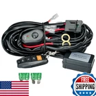 Szplonly Led Lights Bar Wire Harness Kit Remote Control 2LEADS DC12V 40A Fuse New. Price: $45.31.