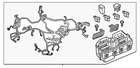 Genuine Honda Engine Compartment Wiring Harness 32200-TR0-A10 New. Price: $853.38.