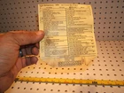 Mercedes W126 1986 420SEL V8 4.2L Usa Version Designation Oem SHEET,1265452000 Used. Price: $26.50.