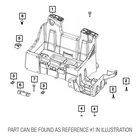 Genuine Oem Mopar Battery Tray For 1500 2019-2023 Big Horn Laramie Limited New. Price: $166.25.