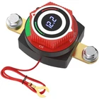 Cnaodun Side Post Battery Disconnect Switch 12V With Led Voltmeter, DC5-80V C... New. Price: $31.96.