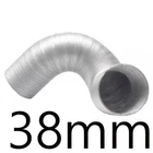 Flexible Air Duct Hose 38MM 12 Inch Classic Car Engine Intake Alloy Tube New. Price: $9.99.